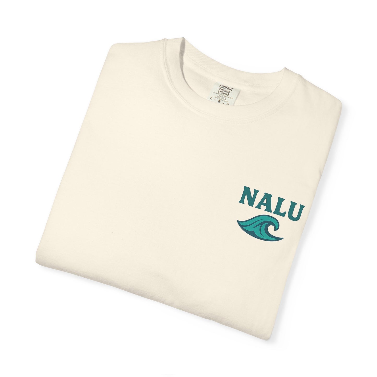 Nalu Surfware T-Shirt Pipeline Series Surfer in Sunset
