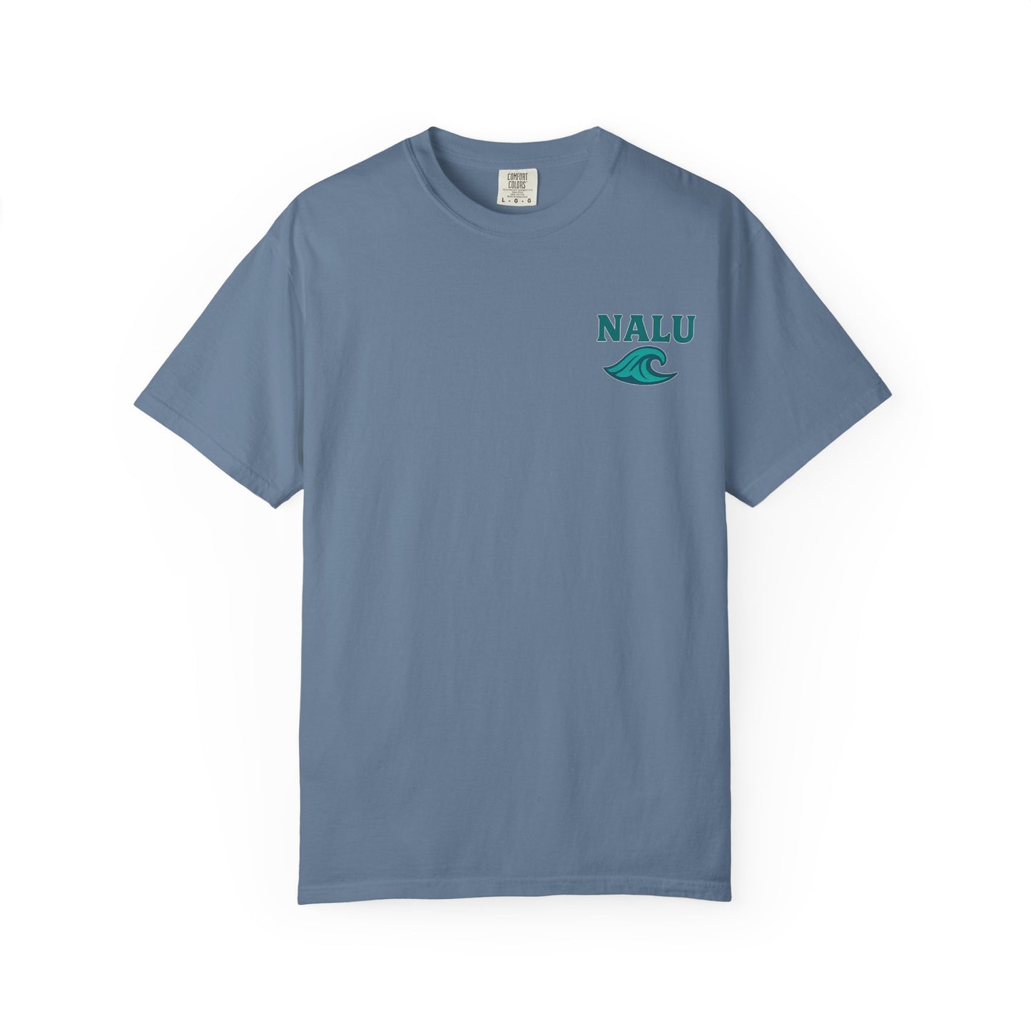 Nalu Surfware T-Shirt Pipeline Series Surfer in Sunset