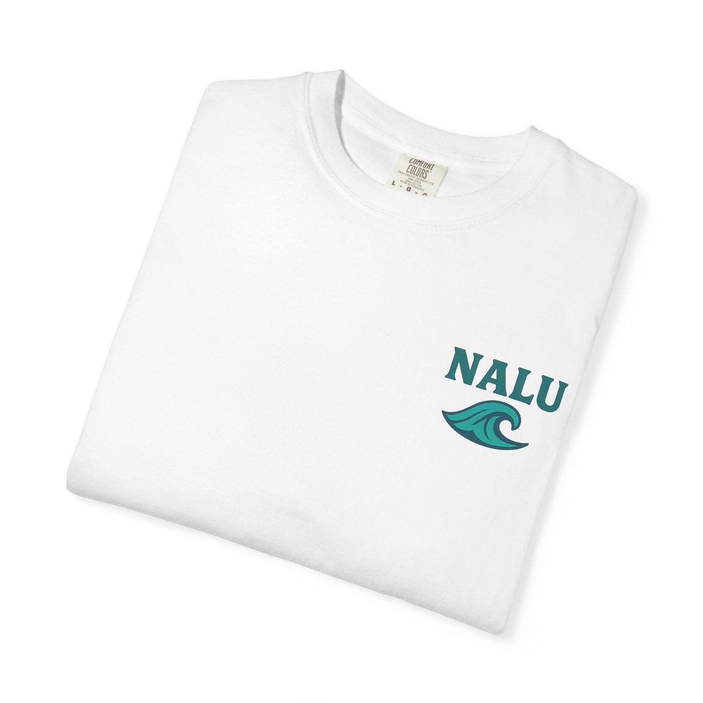 Nalu Surfware T-Shirt Pipeline Series Surfer in Sunset