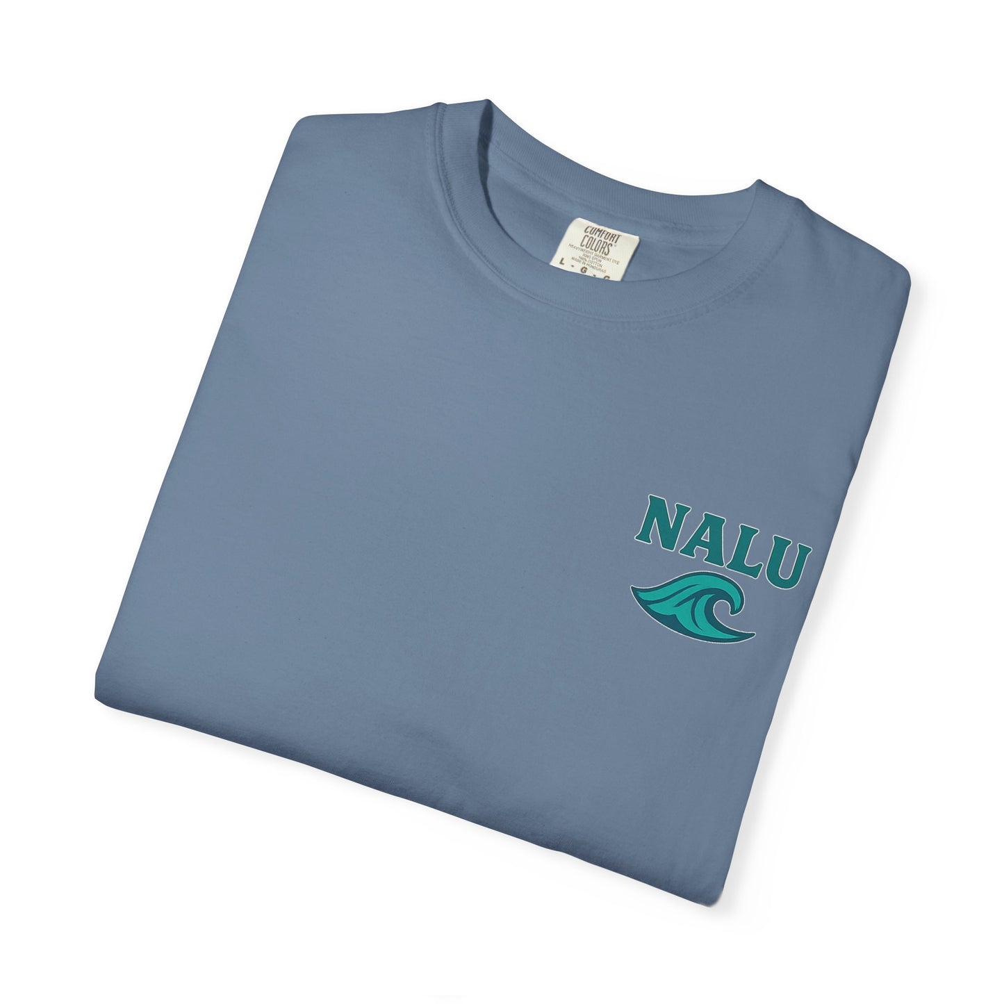 Nalu Surfware T-Shirt Pipeline Series Surfer in Sunset